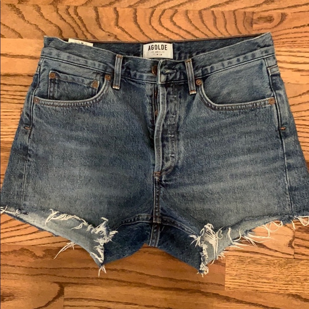 Agolde denim shorts